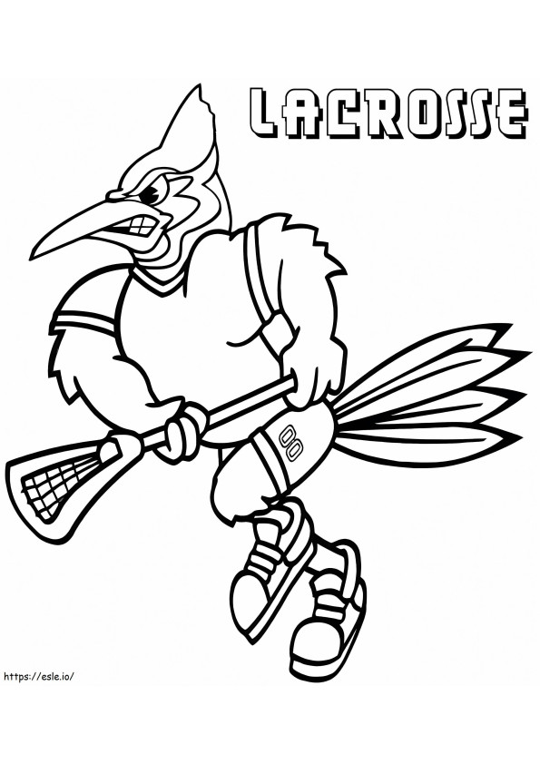 Lacrosse2 coloring page