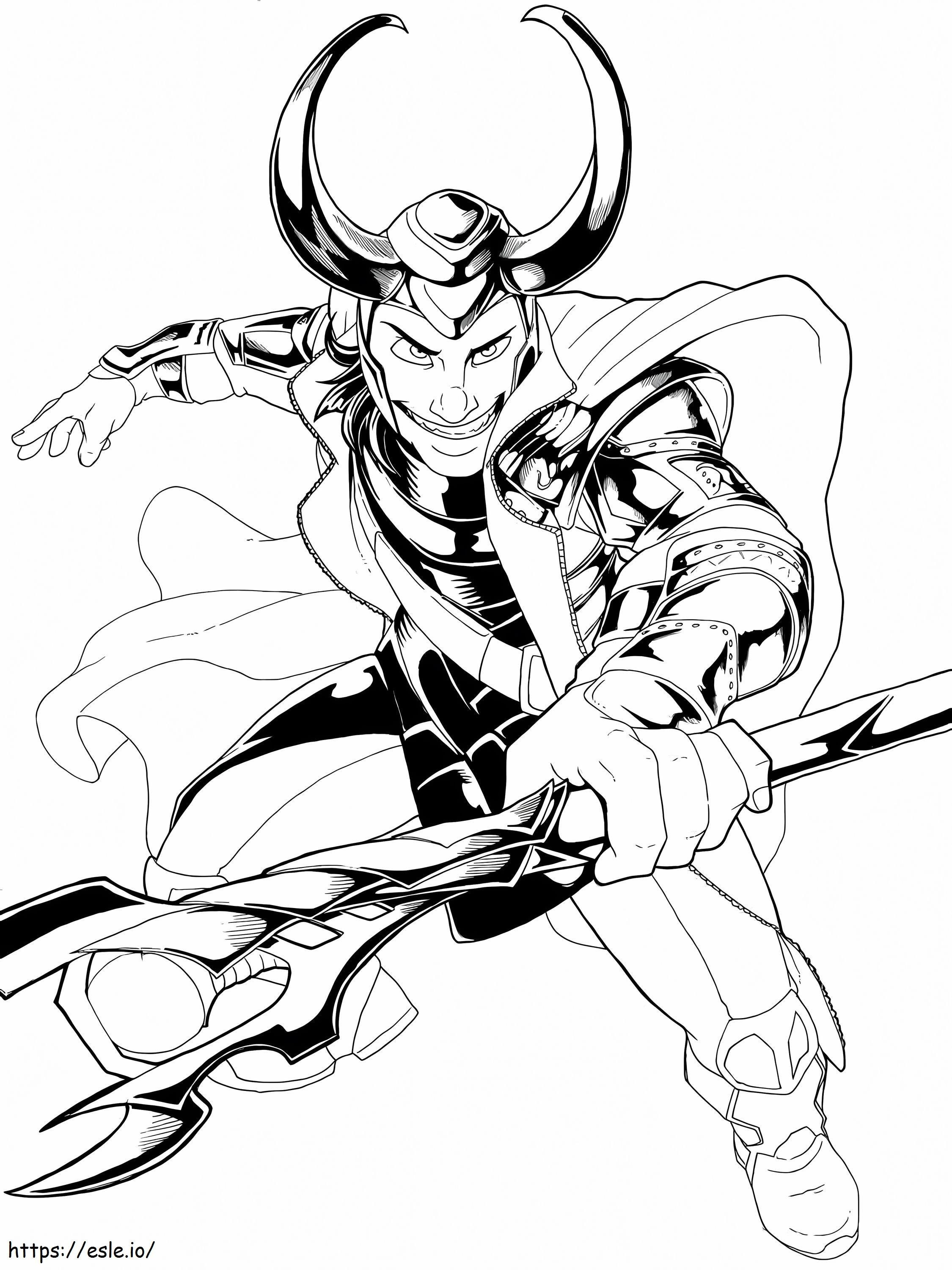 loki coloring pages