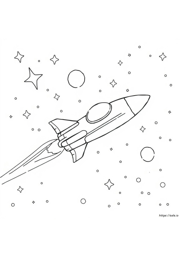 Coloriage Espace