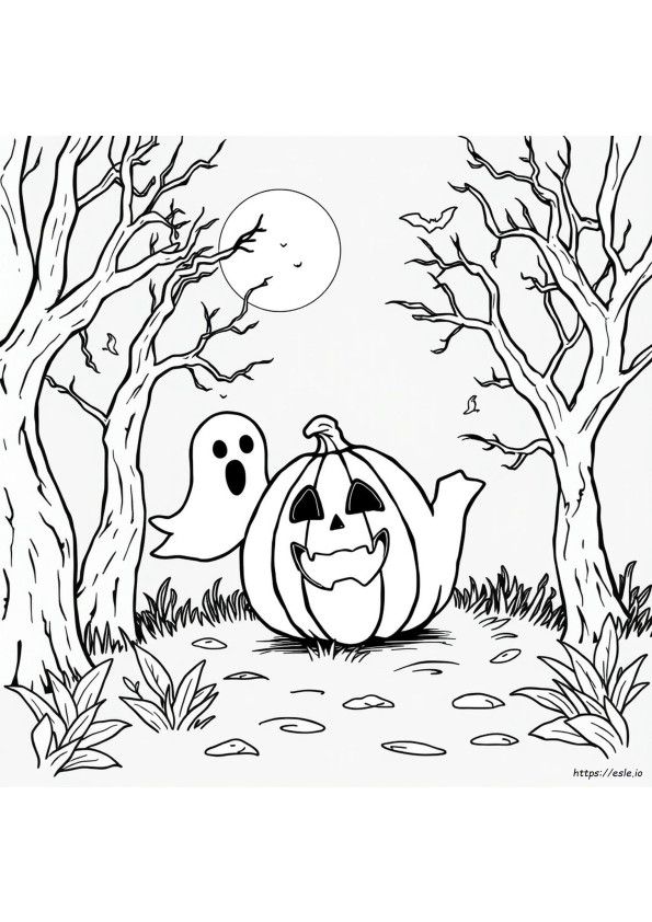 Halloween Művészeti Színező Oldalak