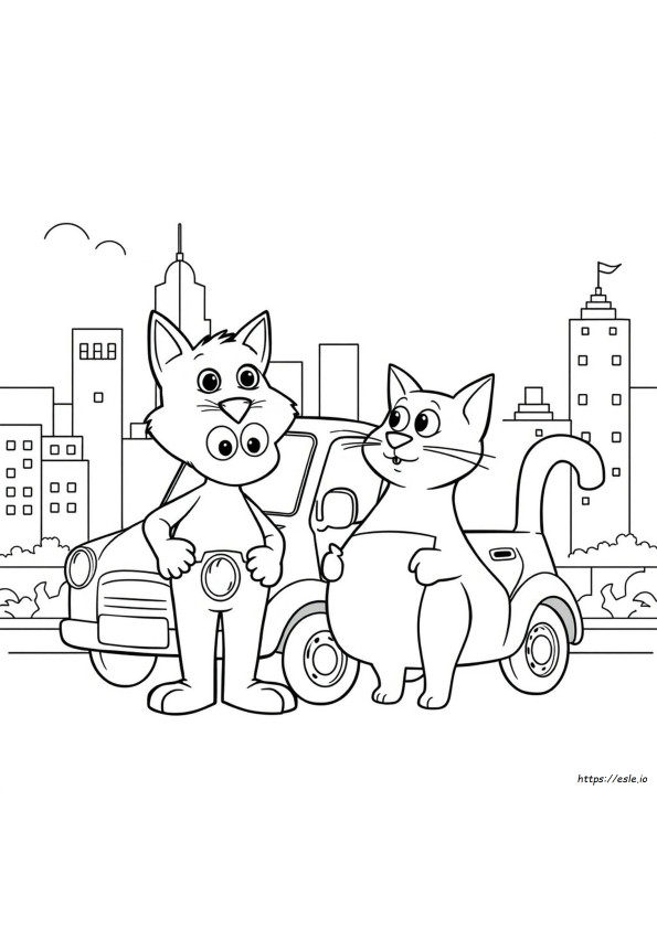 Sam Dan Cat Gambar Mewarnai Untuk Dicetak