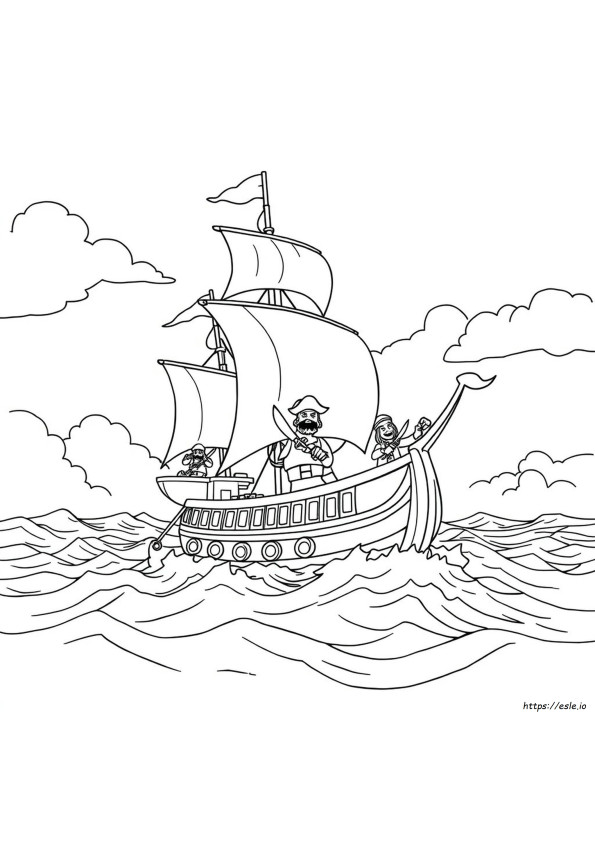 Pirati Dei Caraibi Disegni Da Colorare E Stampare