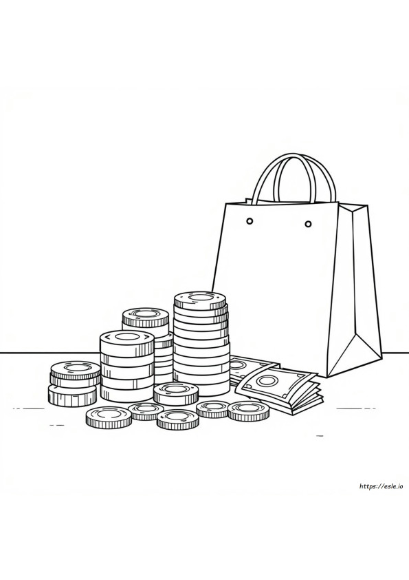 Free Printable Money Coloring Pages
