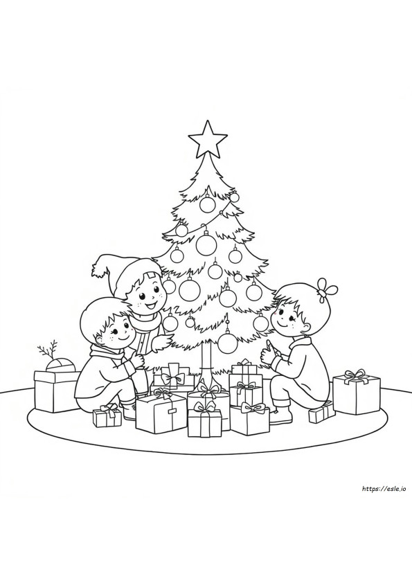 Kids Holiday Coloring Pages