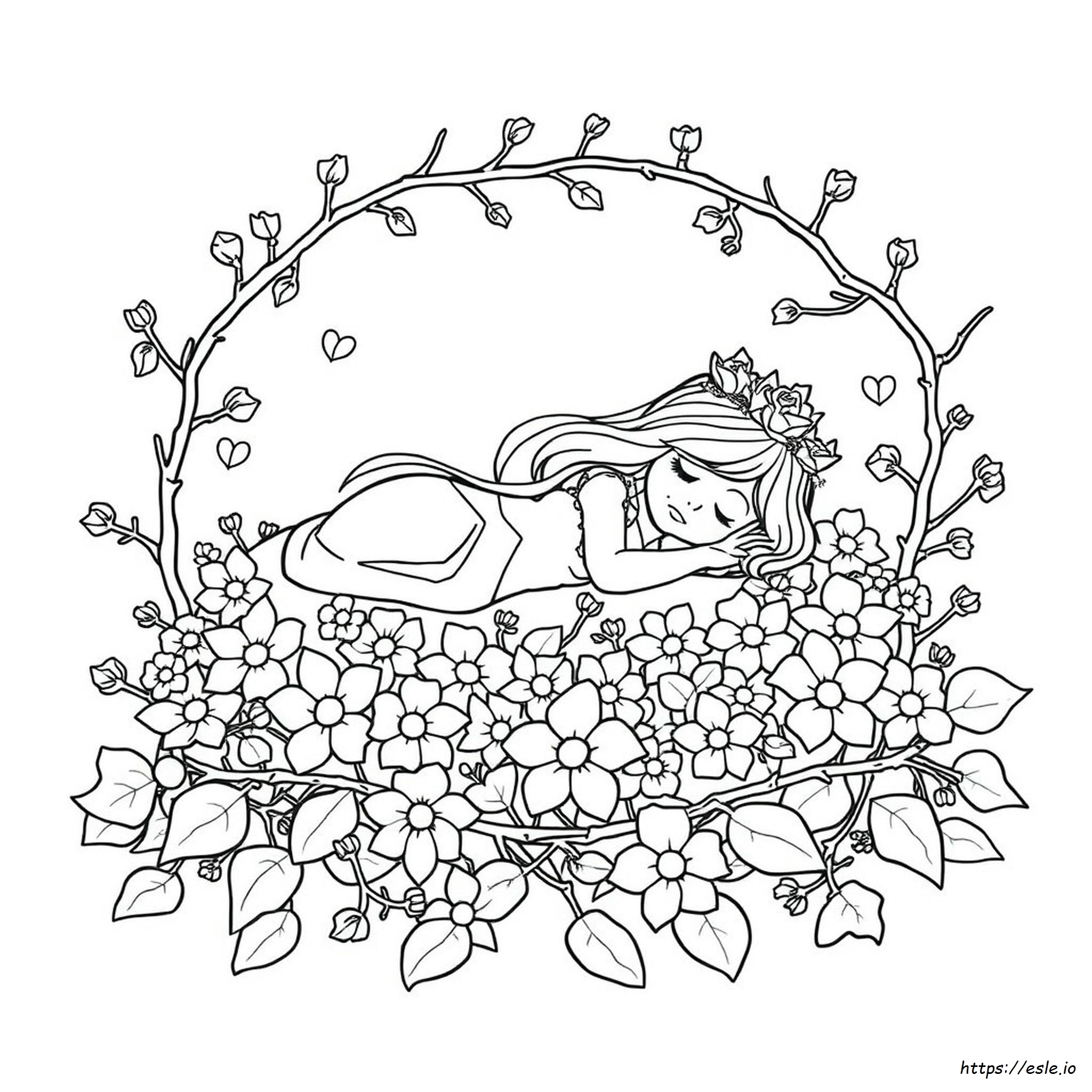 Briar Rose Coloring Page