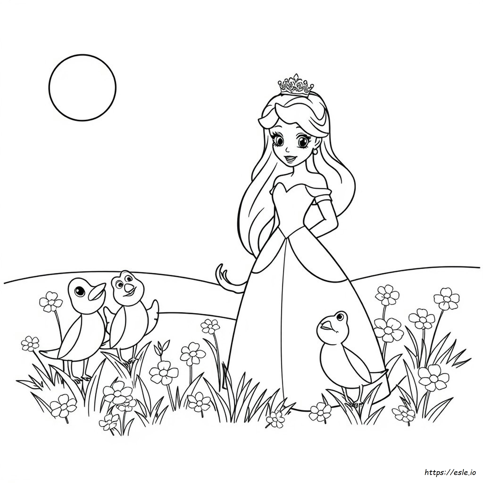 Kids Disney Princess Coloring Pages