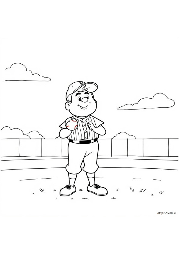 Color Picture Of Babe Ruth