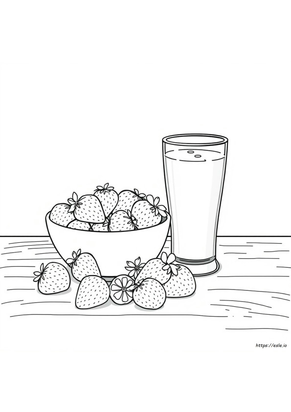 Comida Realista Para Colorear