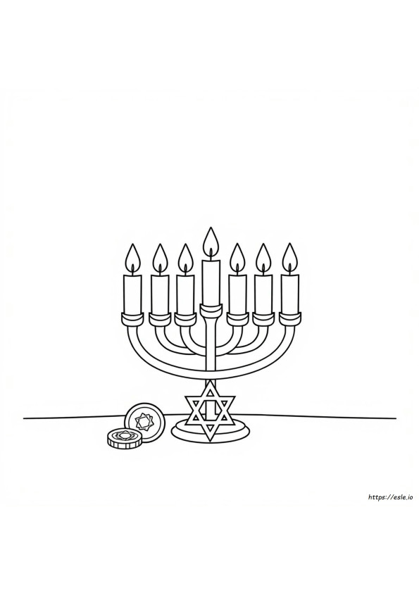 Chanukah Coloring