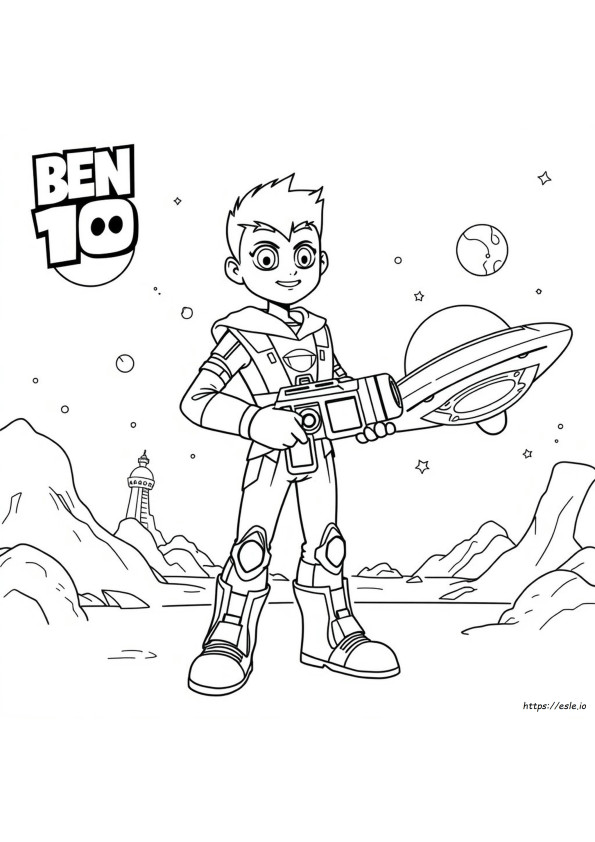 Dibujo De Ben 10 Para Colorear