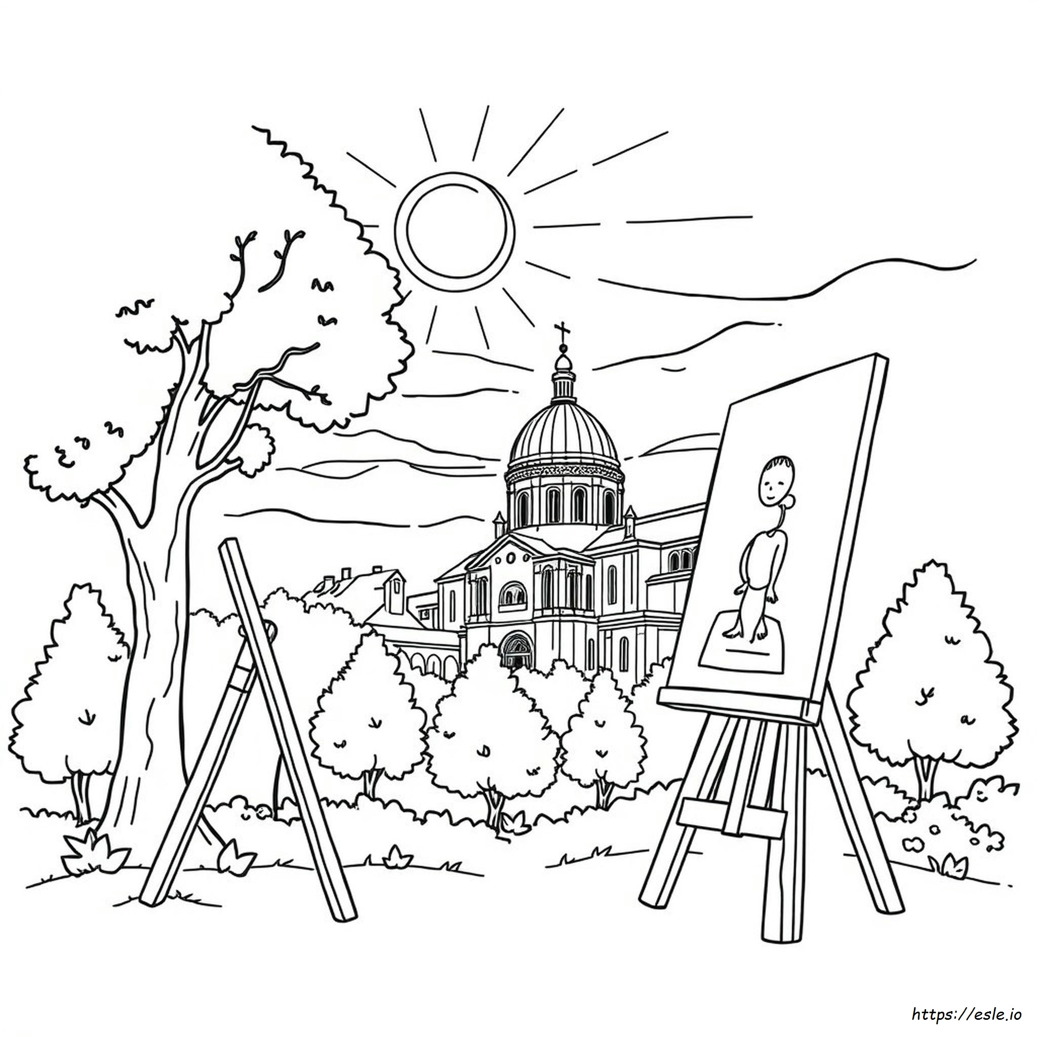 Printable Renaissance Coloring Pages