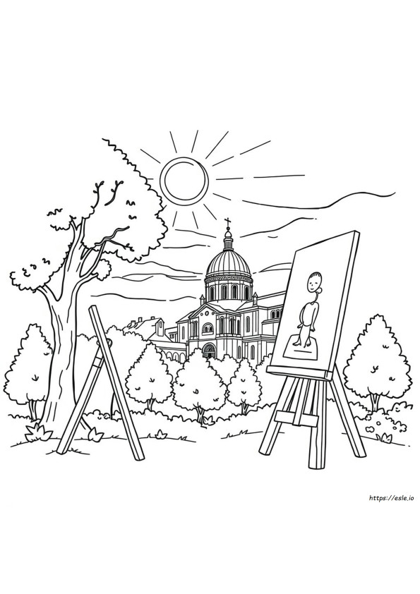 Printable Renaissance Coloring Pages
