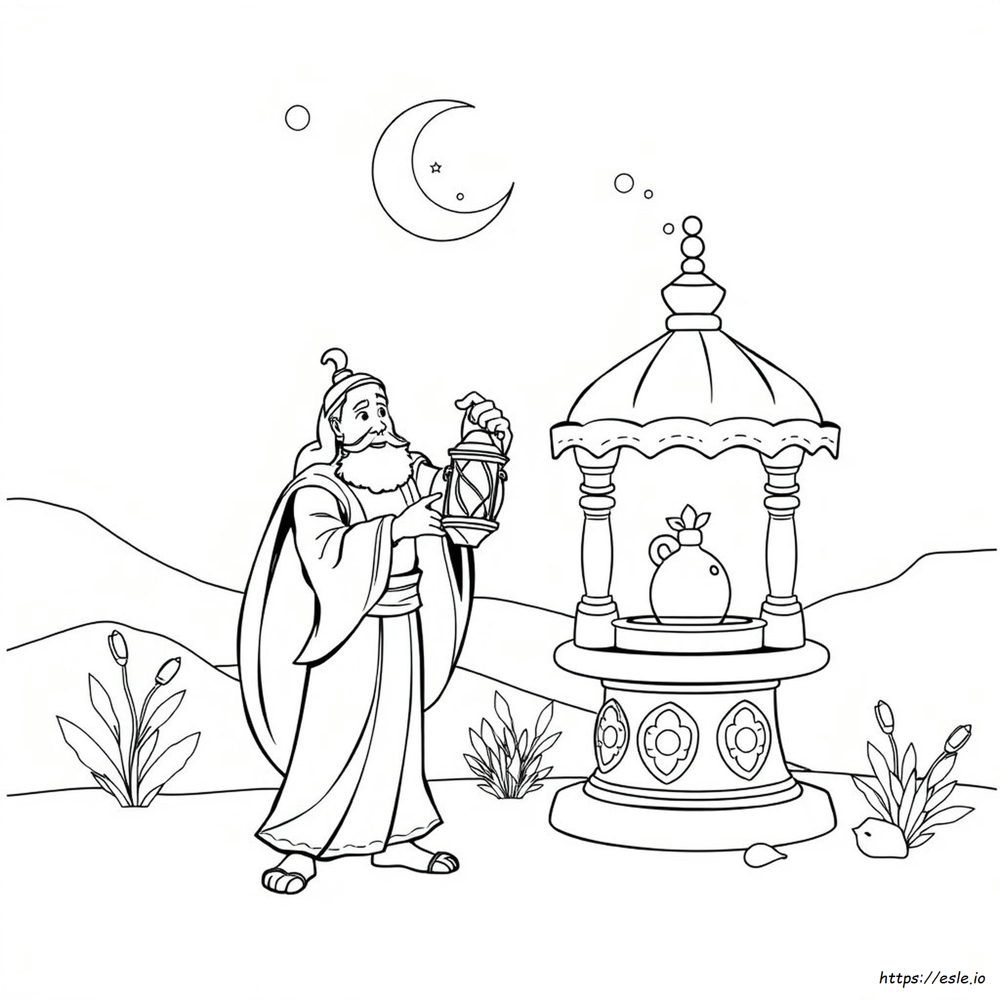 Arabian Coloring Pages