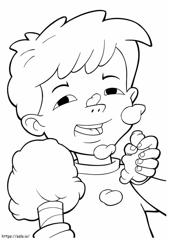 Max With Ice Cream coloring page