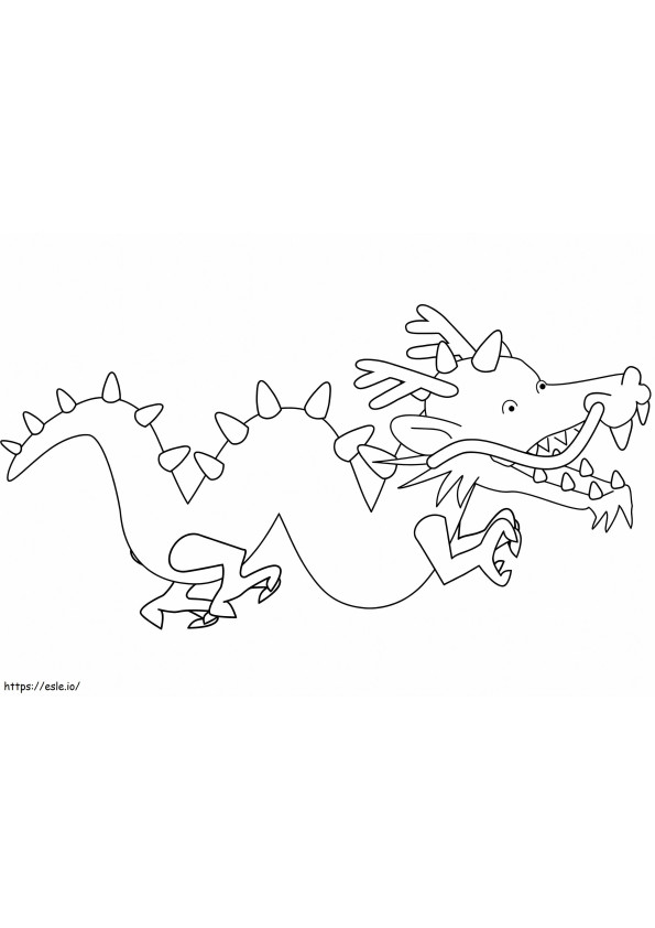 Red Dragon coloring page