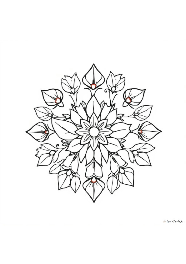 Mandalas De La Naturaleza Para Colorear