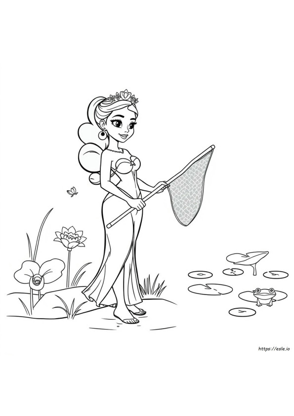 Tiana Kleurplaten