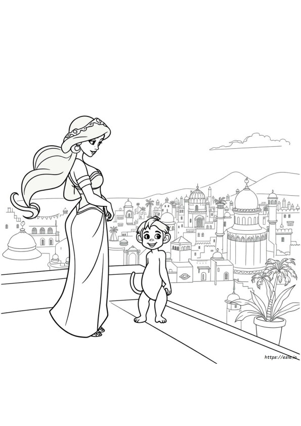 Imagini De Colorat Cu Jasmine