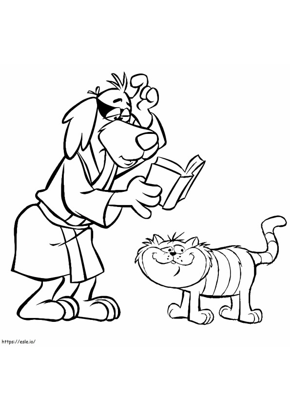 Hong Kong Phooey With Spot coloring page