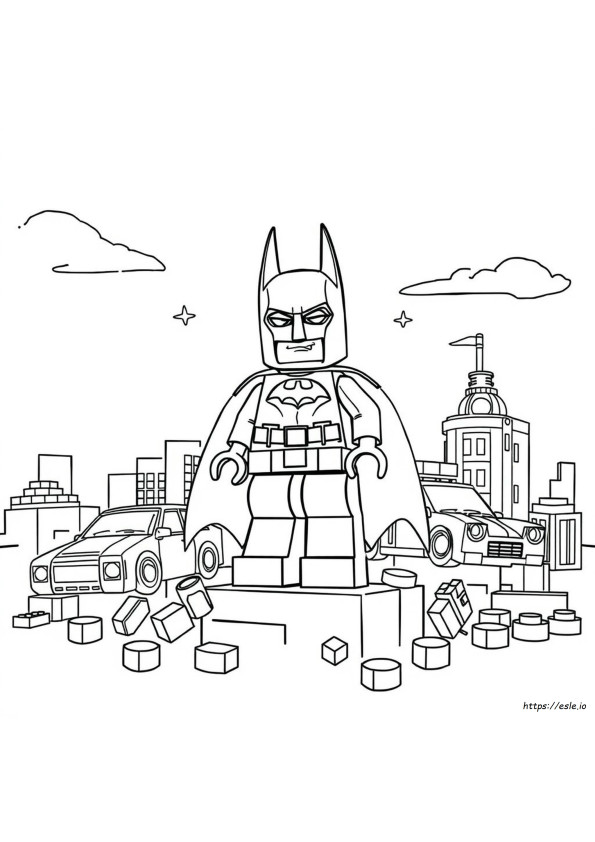 Páginas Para Colorear De Lego Batman Gratis
