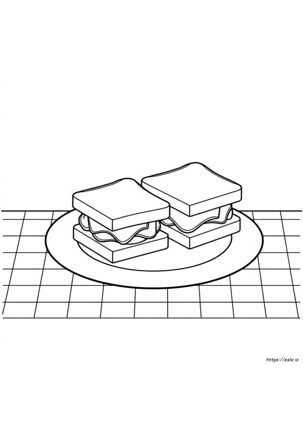 Pb&J Coloring Pages
