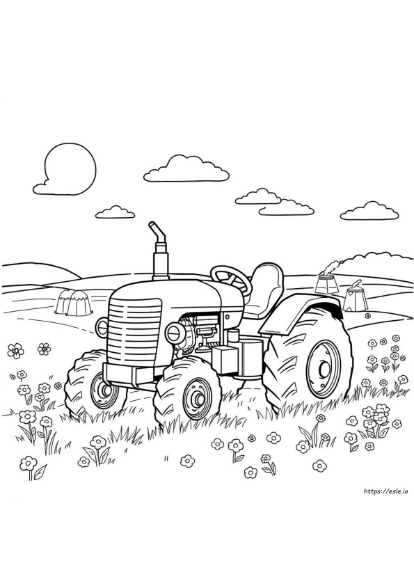 Kolorowanki Traktor Otis