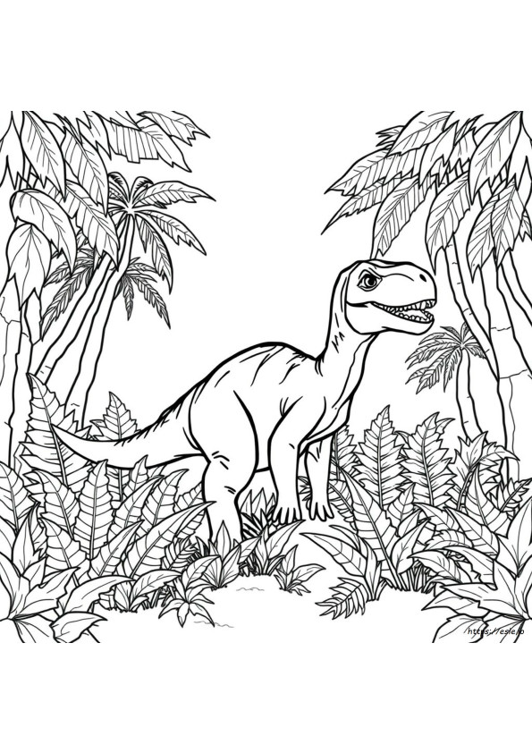 Jurassic World Dinosaurus Tekening Kleurplaat