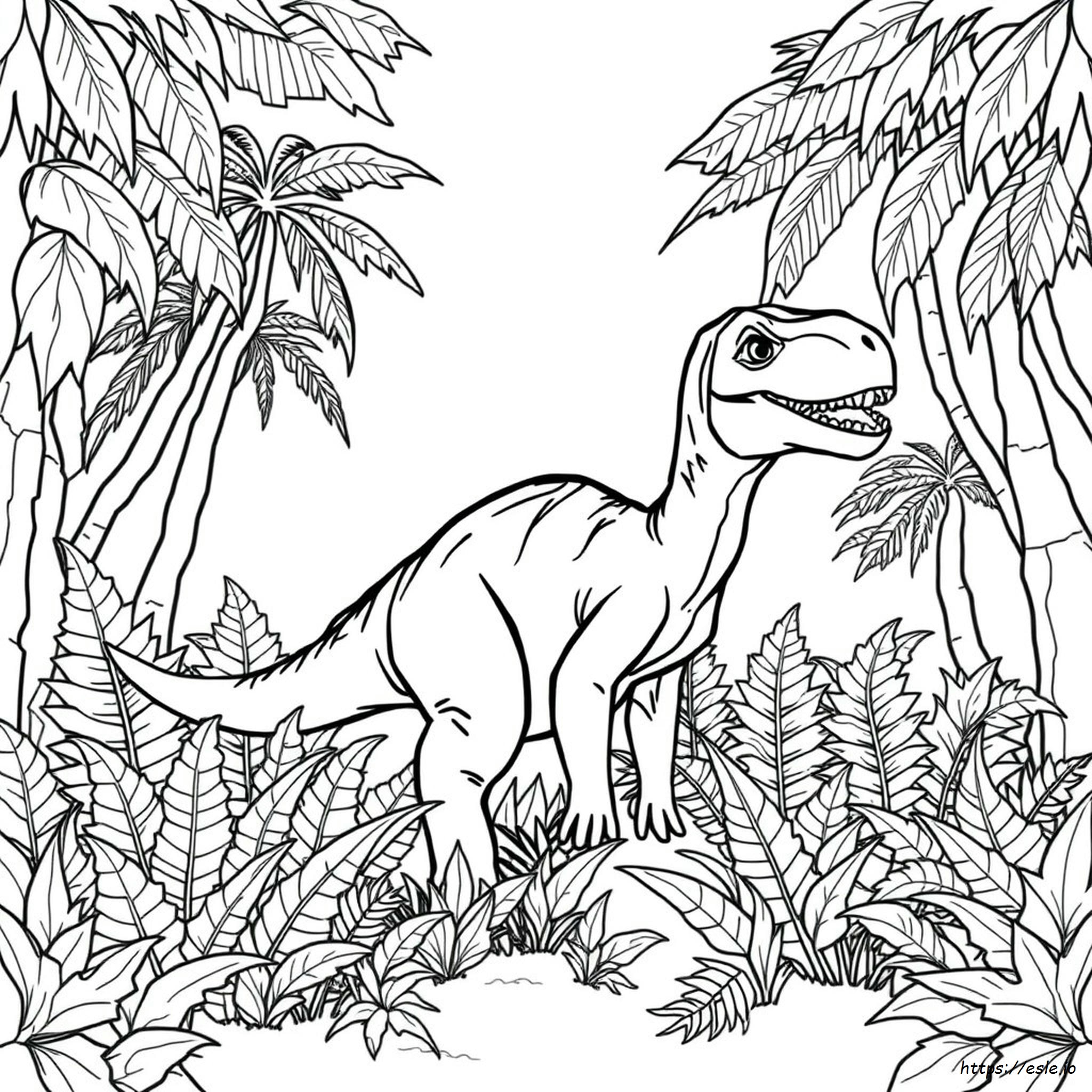 Jurassic World Dinosaurier Ausmalbild