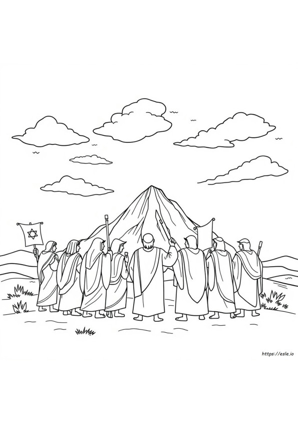 12 Tribes Of Israel Coloring Pages