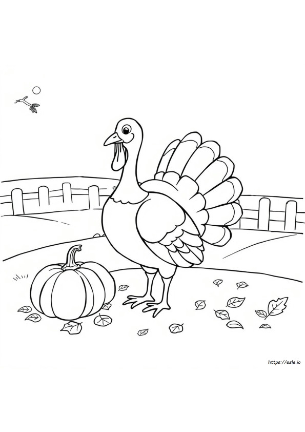 Truthahn Ausmalbilder Für Thanksgiving