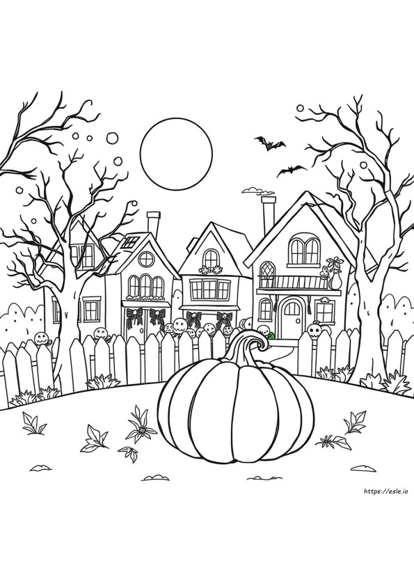 Halloween Coloring Pages Free Kids