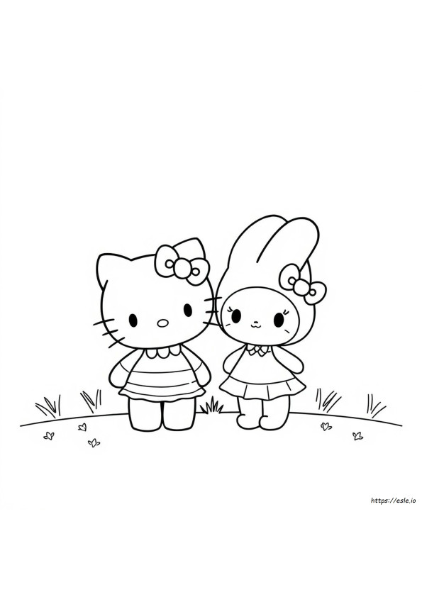 Sanrio Colouring Paper