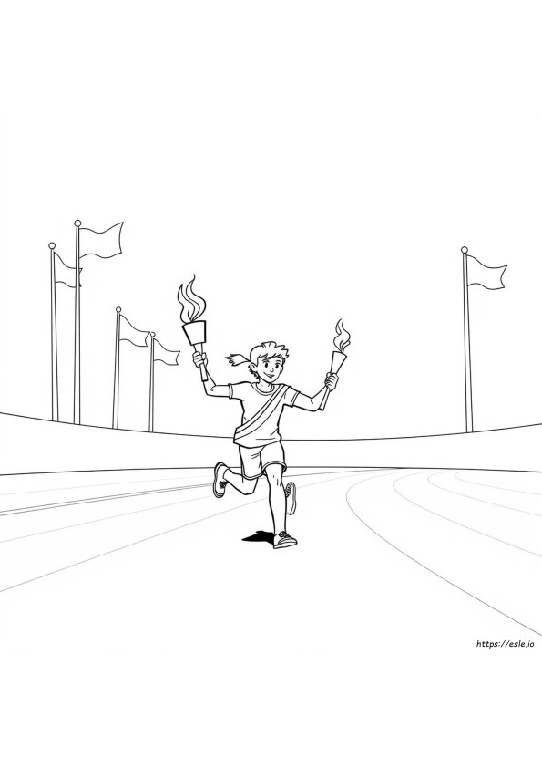 Disegni Da Colorare Delle Olimpiadi Da Stampare
