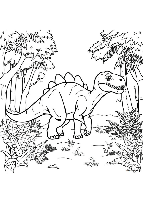 Seismosaurus Värityskuva