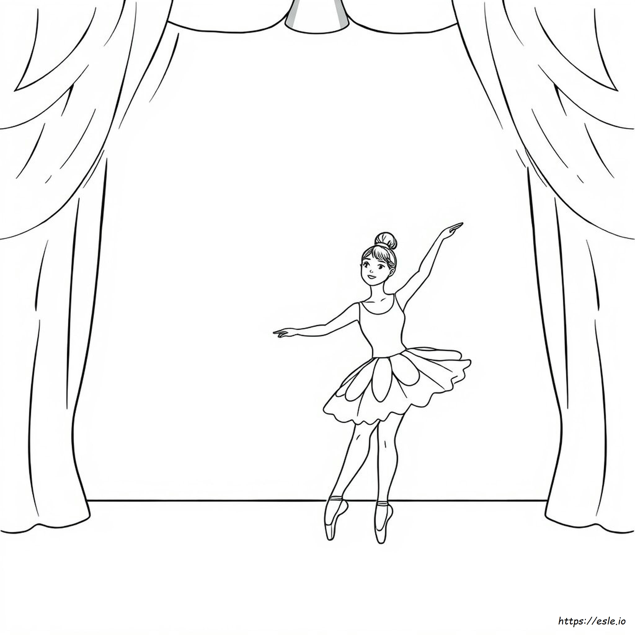 Coloring Pictures Of Ballerinas