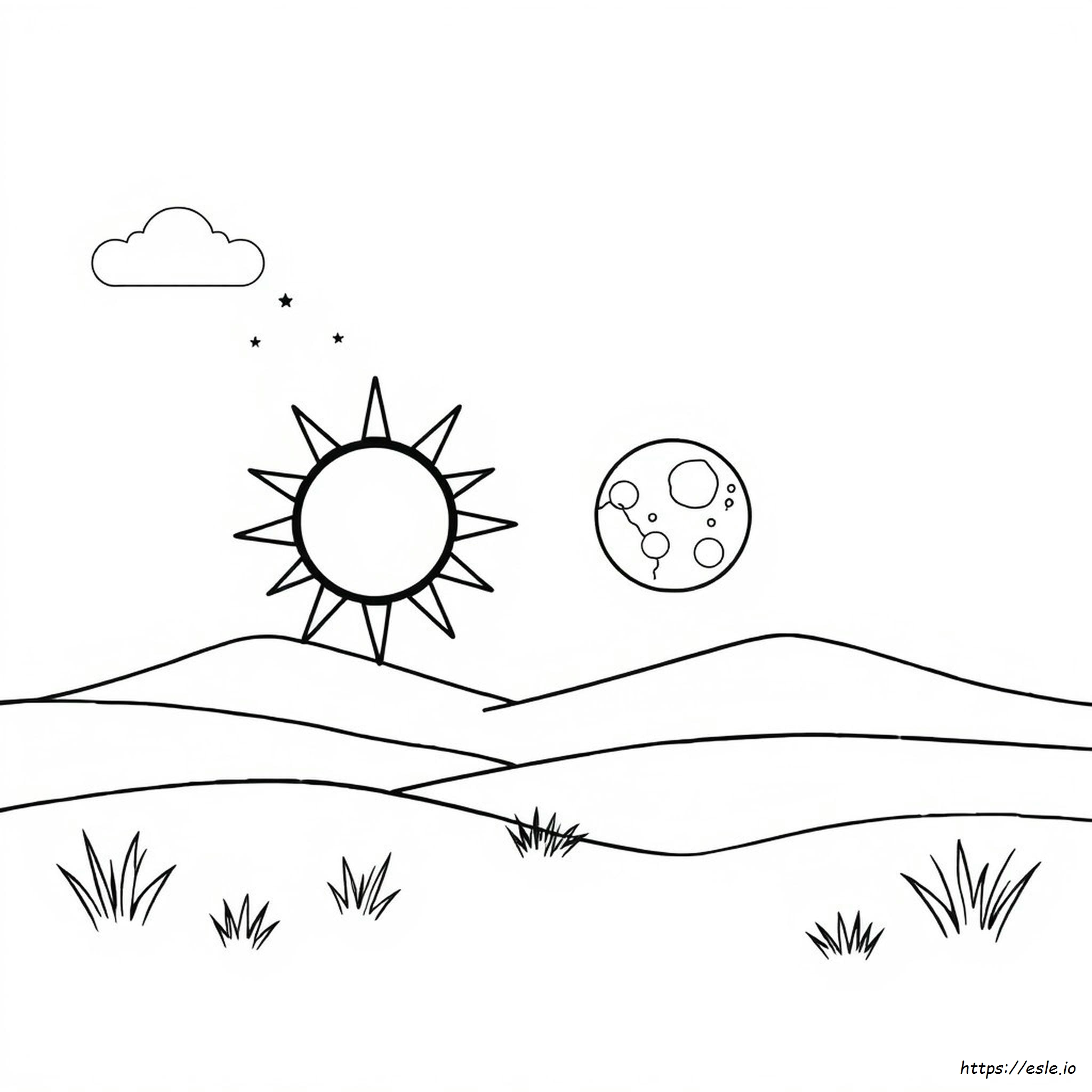 Opposites Coloring Pages