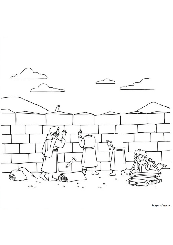 Nehemiah Coloring Pages Free