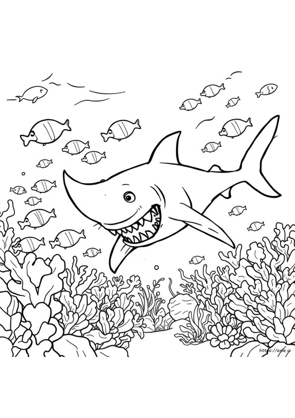 Tiburón Duende Para Colorear