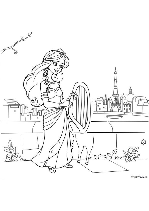 Disney Esmeralda Coloring Pages
