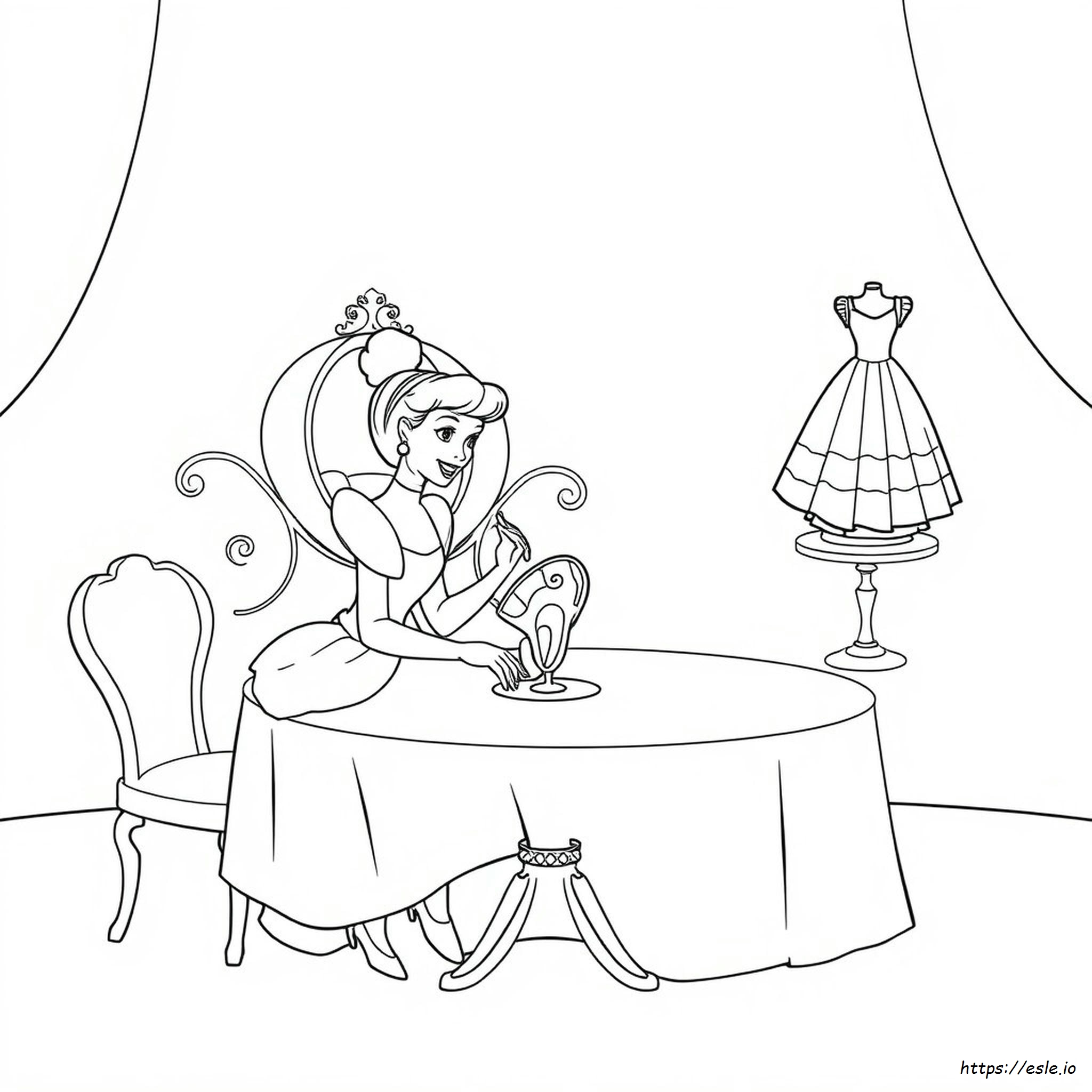 Disney Cinderella Colouring Pages