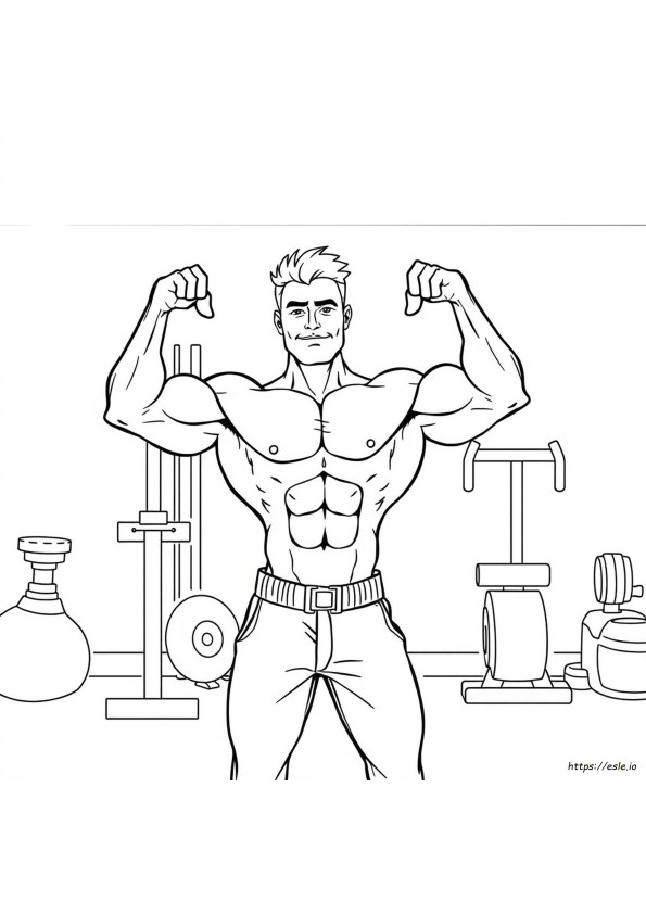 Muscle Coloring Worksheet