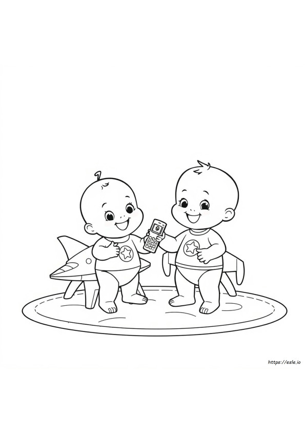 Baby First Tv Väri Miehistö Värityskuvat
