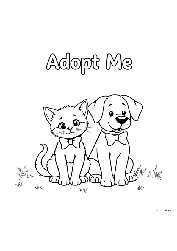 Adopt Me Kolorowanki