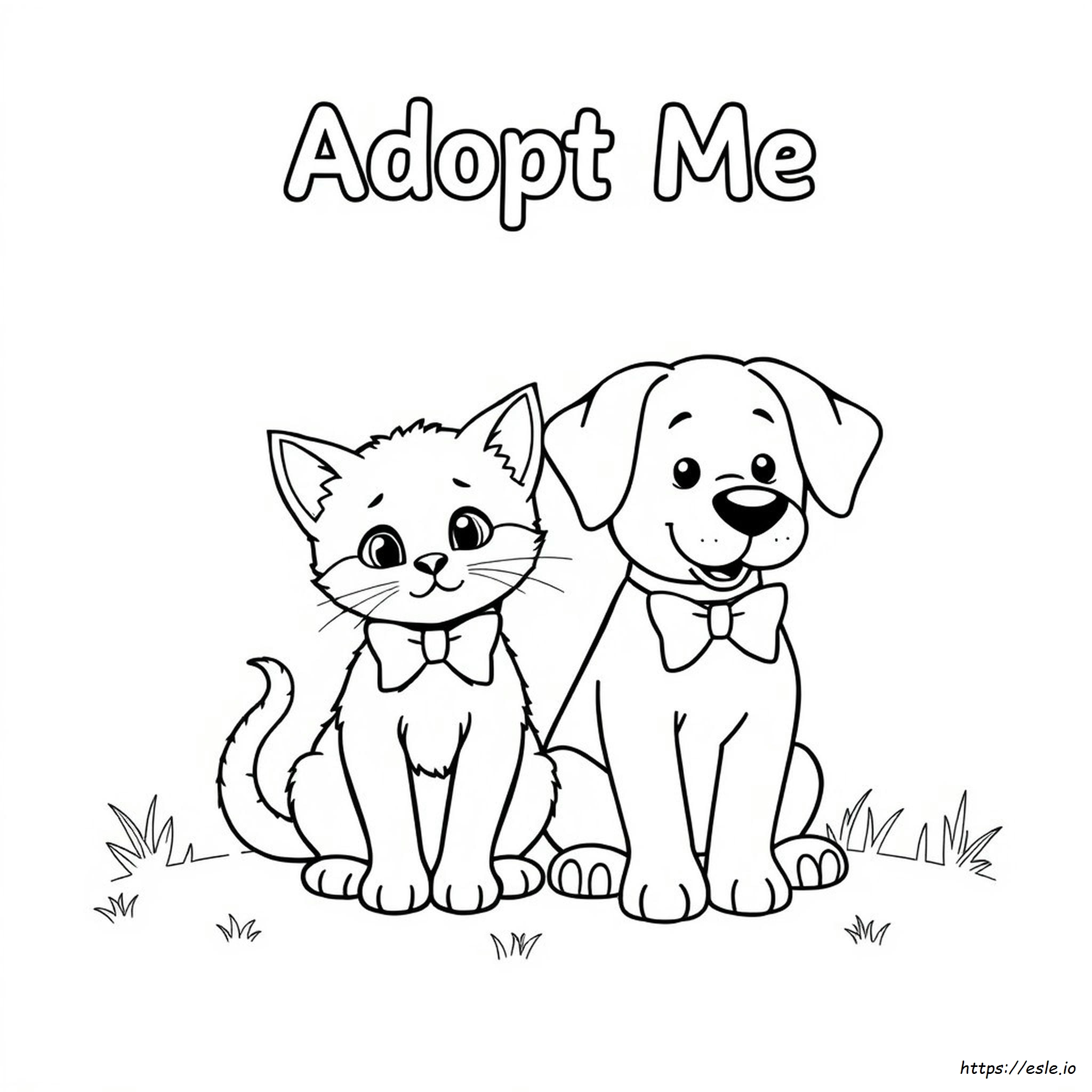 Adopt Me Coloring Pages