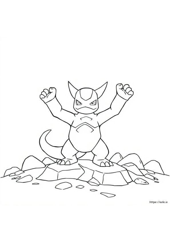 Machamp Coloring Page