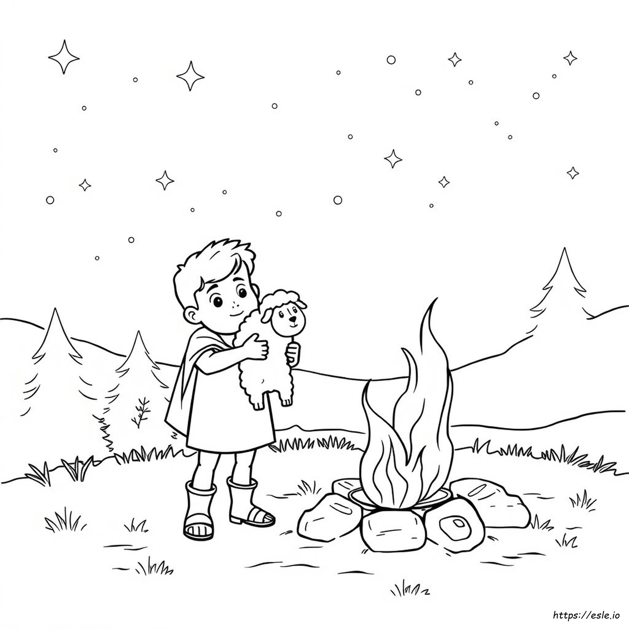 Gideon Și Lâna De Colorat