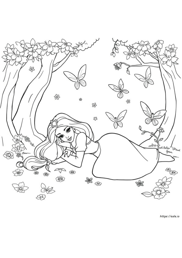 Disney Aurora Boyama Sayfaları