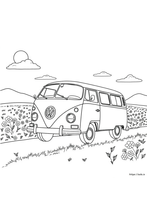 Gambar Mewarnai Vw Van