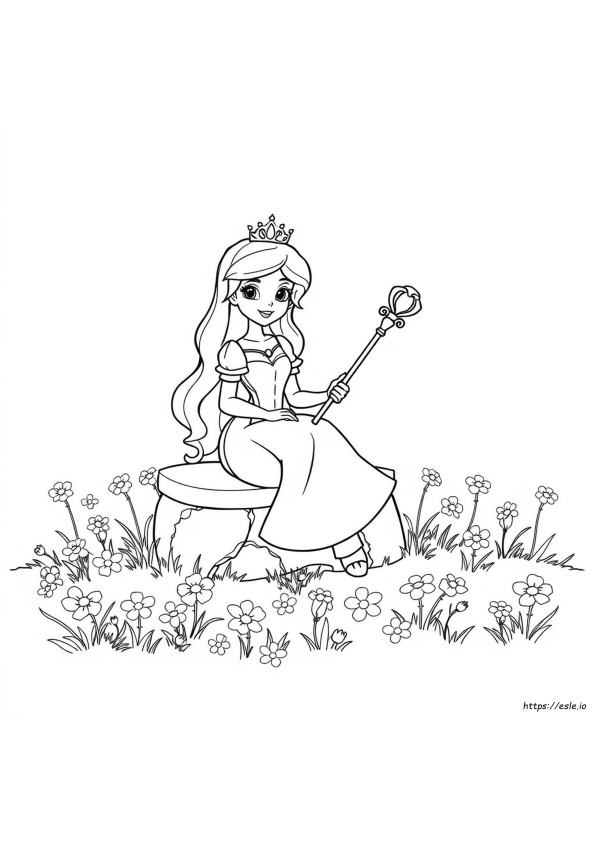 Princess Coloring Printout
