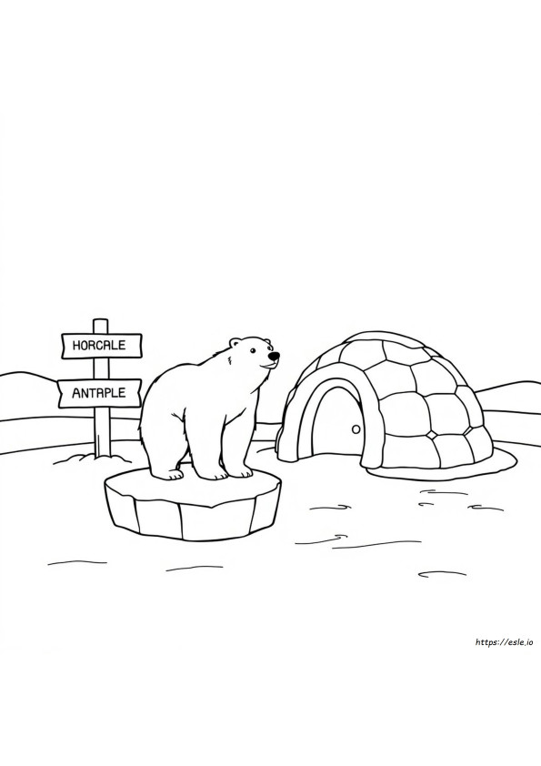 Coloring Pages Of The North Pole